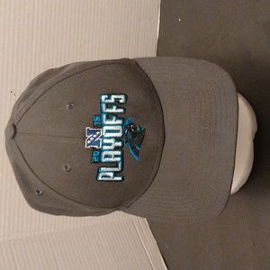 VGUC. Carolina Panthers grey New era 9Forty baseball cap.